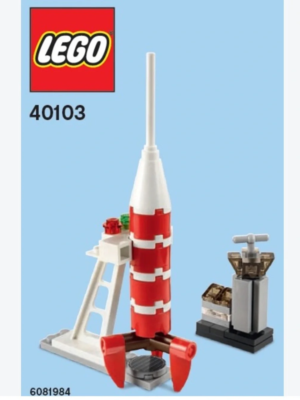 Lego Rocket mini build incomplete